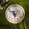 TEXAS PROUD STEPPING STONE - TEXAS LONGHORN FLAG