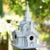Little White Chapel Birdhouse