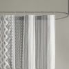 Cotton Printed Shower Curtain with Chenille