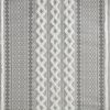 Cotton Printed Shower Curtain with Chenille
