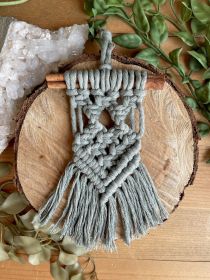 DIY Cinnamon Stick Macrame Kit (Color: Sage)